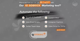 ChatGPT From OpenAI Is Now Integrated With Sidekick Marketing From Injured Gadgets