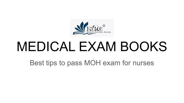 medical exam books