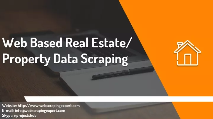web based real estate property data scraping