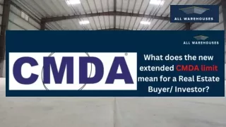 What does the new extended CMDA limit mean for a Real Estate Buyer_ Investor_
