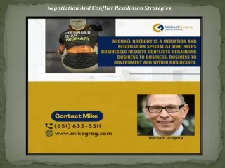 negotiation and conflict resolution strategies