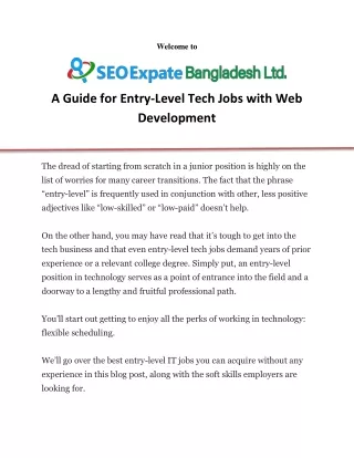 Web Development SEO Expate Bangladesh Limited