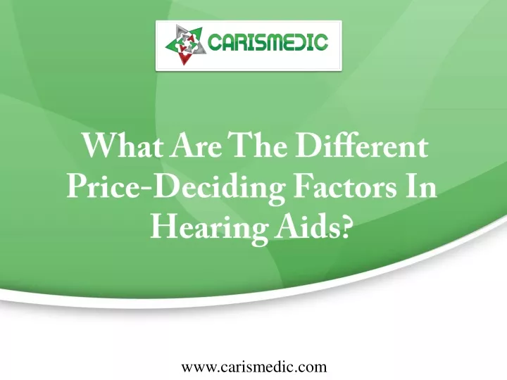 what are the different price deciding factors