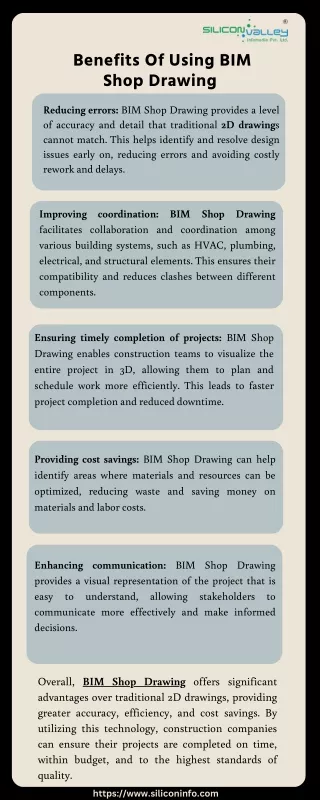 Benefits Of Using BIM Shop Drawing