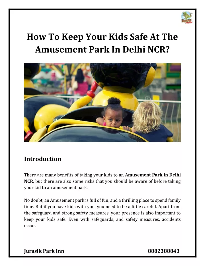 how to keep your kids safe at the amusement park