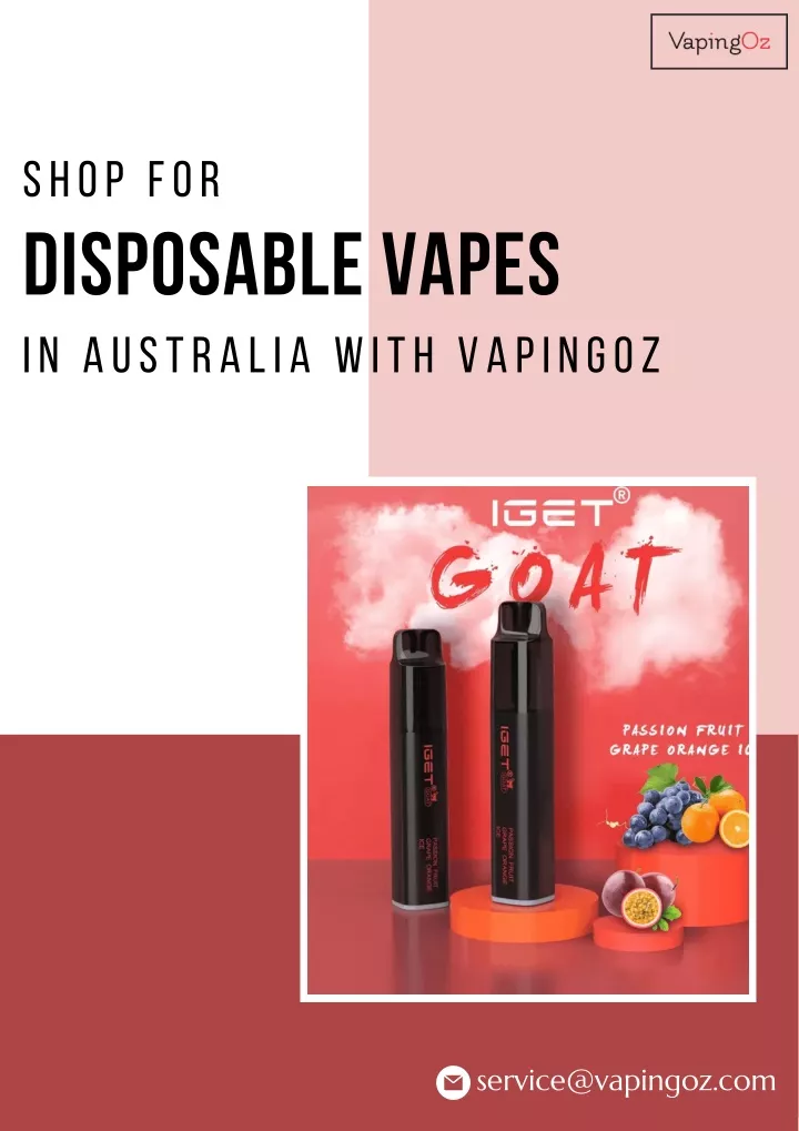 shop for disposable vapes in australia with