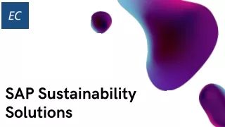 SAP Sustainability Solutions