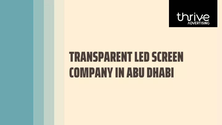 transparent led screen company in abu dhabi