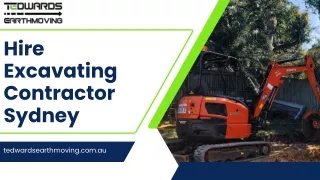 Hire Excavating Contractor Sydney