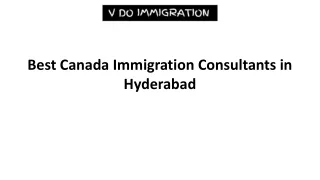 Best Canada Immigration Consultants in Hyderabad