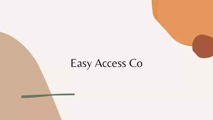 easy access co