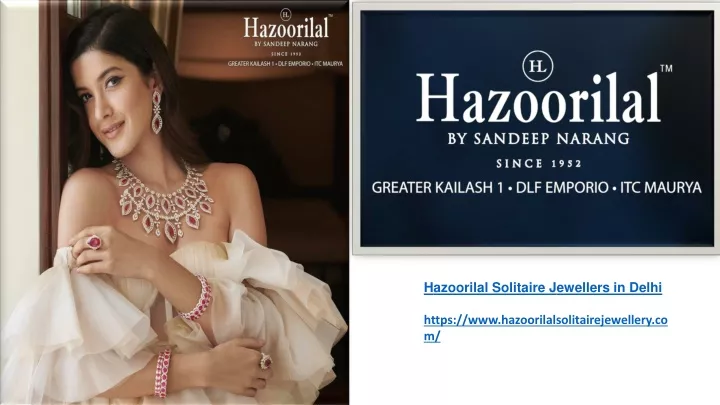 hazoorilal solitaire jewellers in delhi