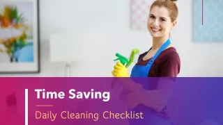 Time Saving Daily Cleaning Checklist