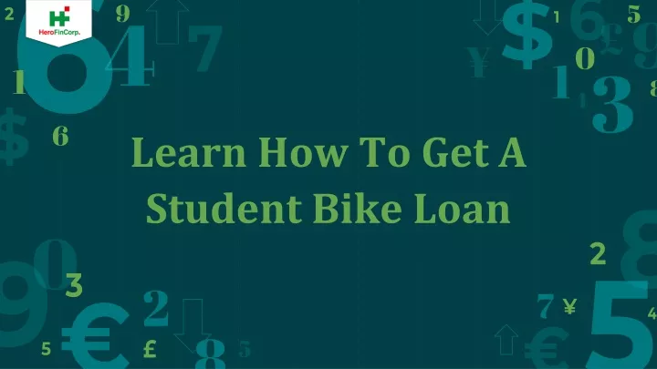 learn how to g et a s tudent bike l oan