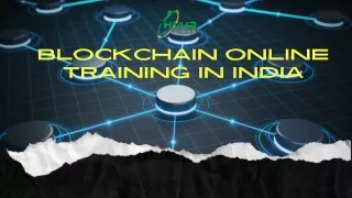 Blockchain Online Training in India and 2023 Certification