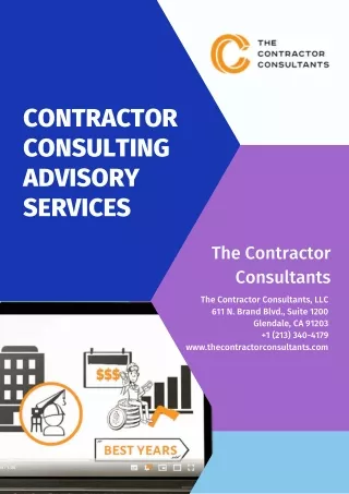 contractor consulting advisory services