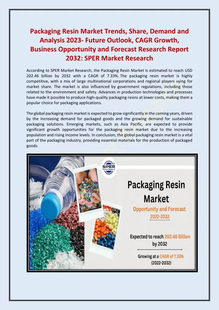 Resin Market Trends