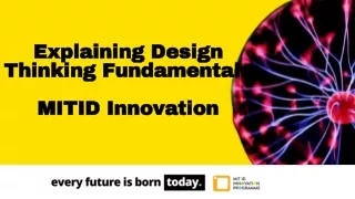 Design Thinking Fundamentals - MIT ID Innovation