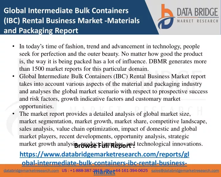 global intermediate bulk containers ibc rental