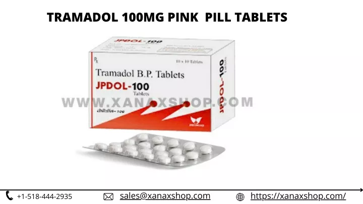 tramadol 100mg pink pill tablets