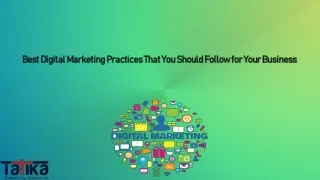 best digital marketing practices that you should follow for your business