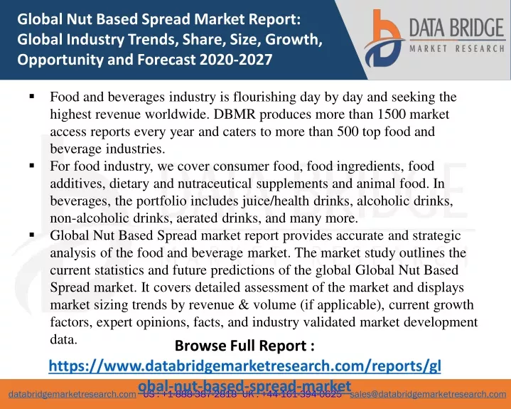 global nut based spread market report global