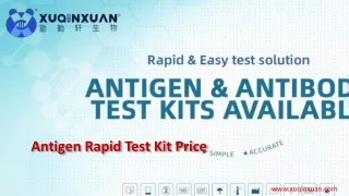 Antigen Rapid Test Kit Price
