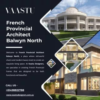 french provincial architect balwyn north