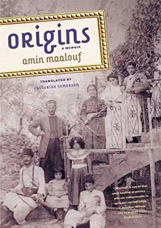 DOWNLOAD [PDF] Origins: A Memoir