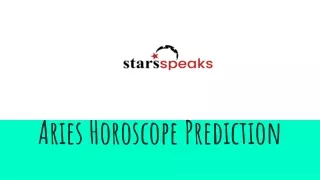 Aries Horoscope Prediction