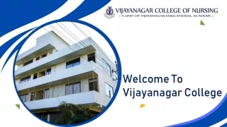 GNM Nursing College in Bangalore - Vijayanagar College of Nursing