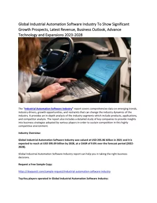 global industrial automation software global