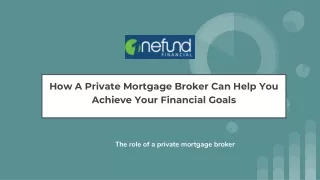 Private Mortgage Oshawa