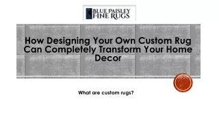 Custom Rugs Toronto