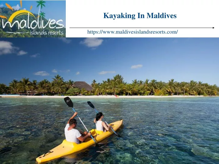 kayaking in maldives