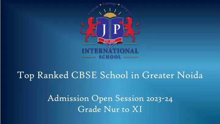 top ranked cbse school in greater noida