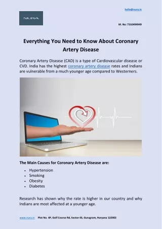 Everything You Need to Know About Coronary Artery Disease