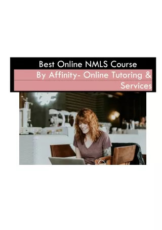 Best Online NMLS Course