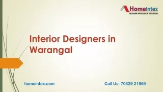 Interior Designers in Warangal