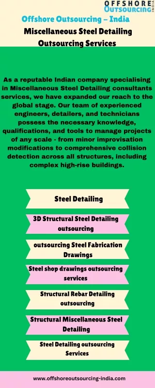 Miscellaneous Steel Detailing Outsourcing Services