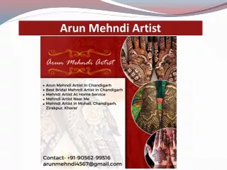 Arun Mehndi Artist