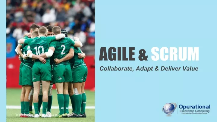 agile scrum collaborate adapt deliver value