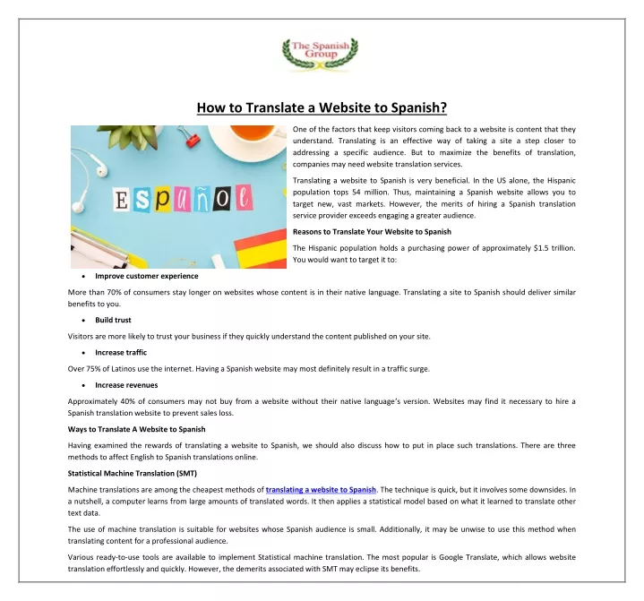 PPT How To Translate A Website To Spanish PowerPoint Presentation 