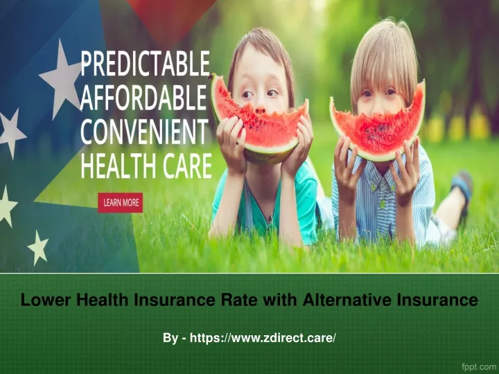 lower health insurance rate with alternative insurance