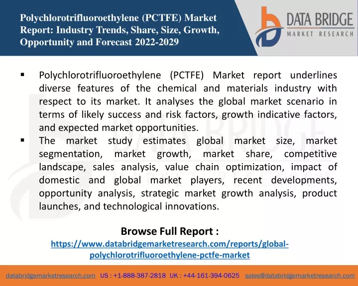 polychlorotrifluoroethylene pctfe market report