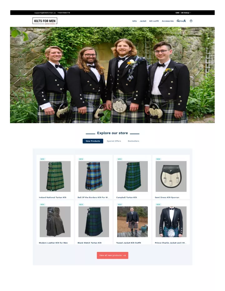 support@kiltsformen us