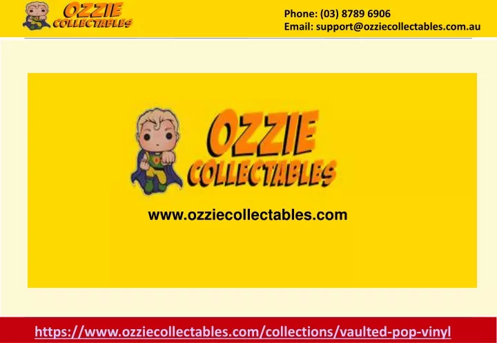 www ozziecollectables com