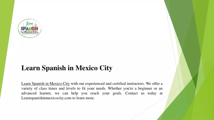 learn spanish in mexico city