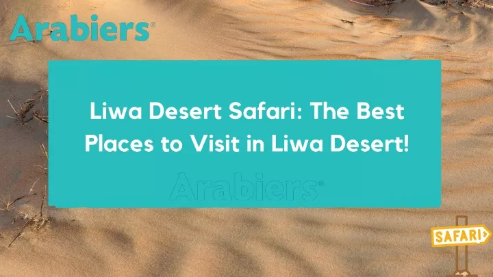 liwa desert safari the best places to visit