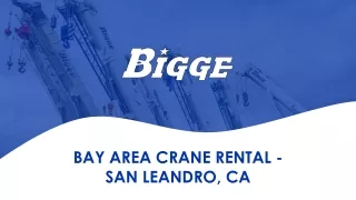 Bay Area Crane Rental - San Leandro, CA